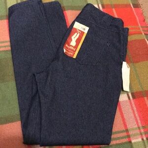 Faded Glory Blue Denim Stretch Jeggings. Size 8-10